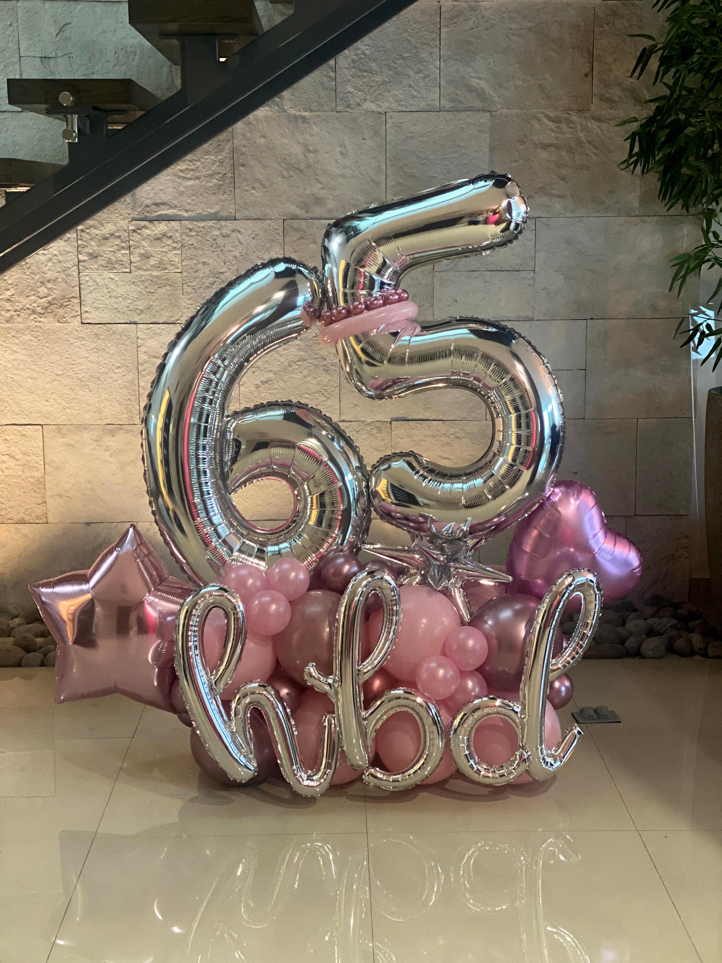 Bouquet HBD con Números